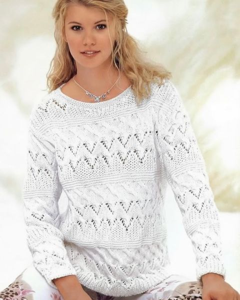 Sweater in Pattern Mix