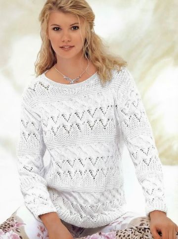 Sweater in Pattern Mix