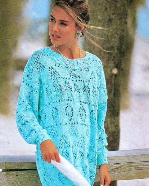 Long Lace Sweater