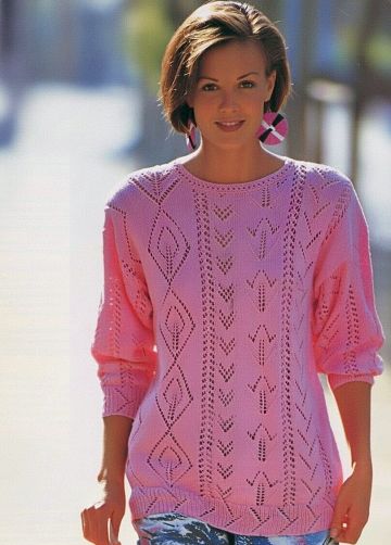 Sweater in Pattern Mix