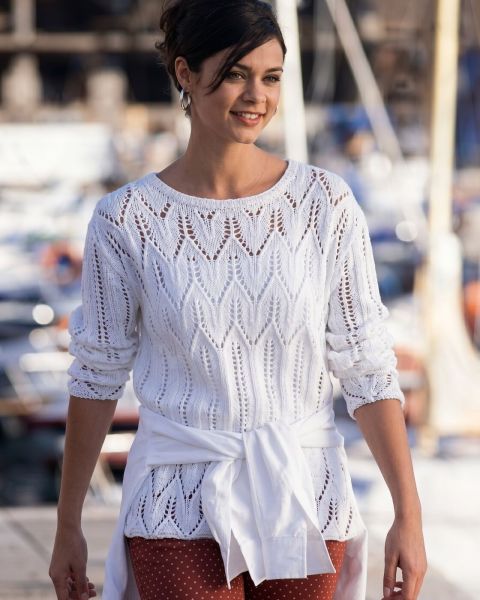 Lace Sweater Knitting Pattern