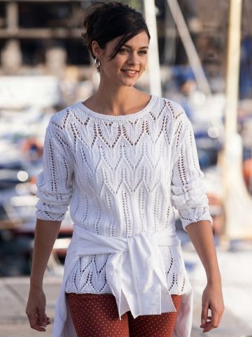 Lace Sweater Knitting Pattern