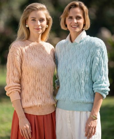 Leaf Stitch Sweater