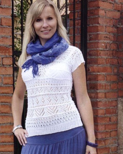 Top with Lace Panels