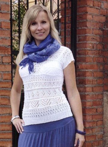 Top with Lace Panels