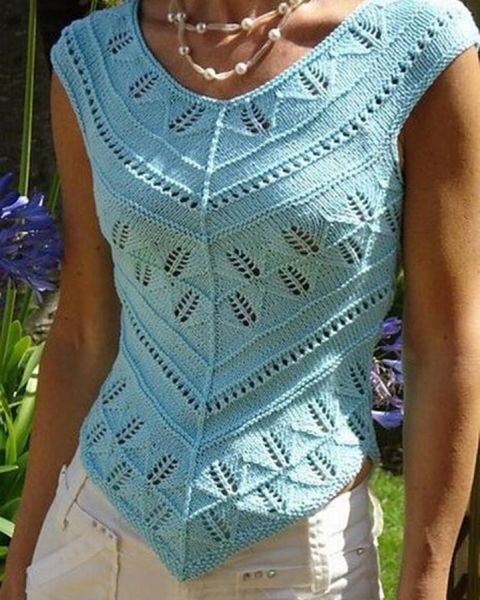 Top with Lace Panels
