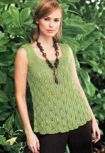 Top with Lace Pattern