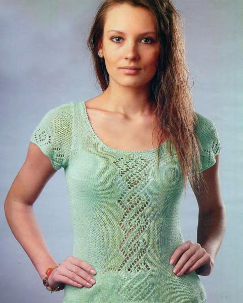 Center Lace Panel Top