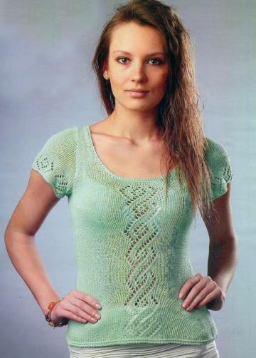 Center Lace Panel Top