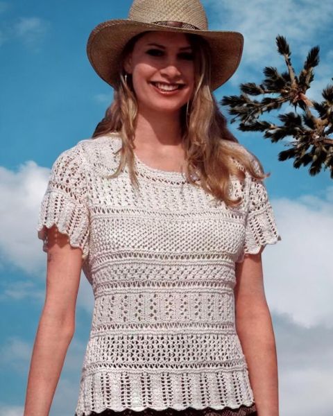 Knitted Lace Top