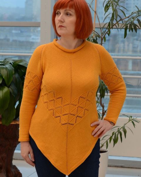 Tunic with Lace Pattern