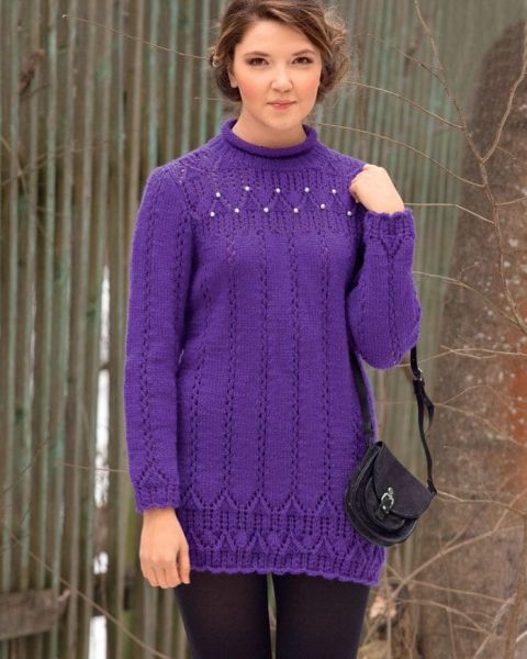 Tunic with Lace Pattern