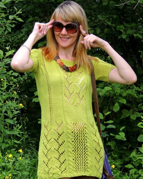 Tunic with Lace Patterns