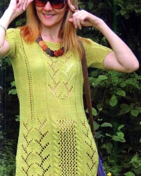 Tunic with Lace Patterns