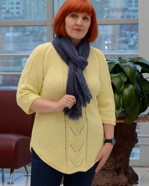 Tunic with Lace Pattern