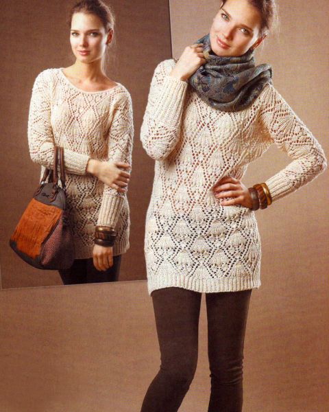 Tunic in Lace Pattern