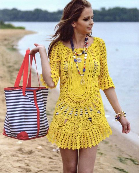 Cotton Crochet Tunic