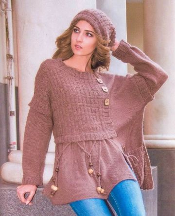 Tunic with Constructed Design