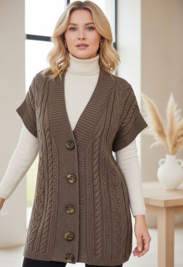 Vest with Cables