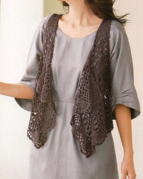 Openwork Vest